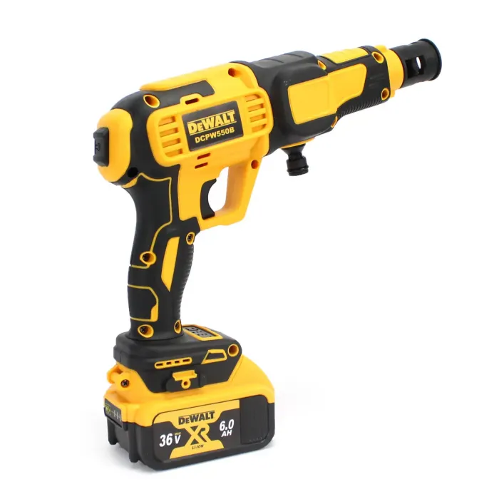 Акумуляторна ручна мийка DeWalt DCPW550B (36V, 6Ah, 26bar), АКБ мийка Деволт