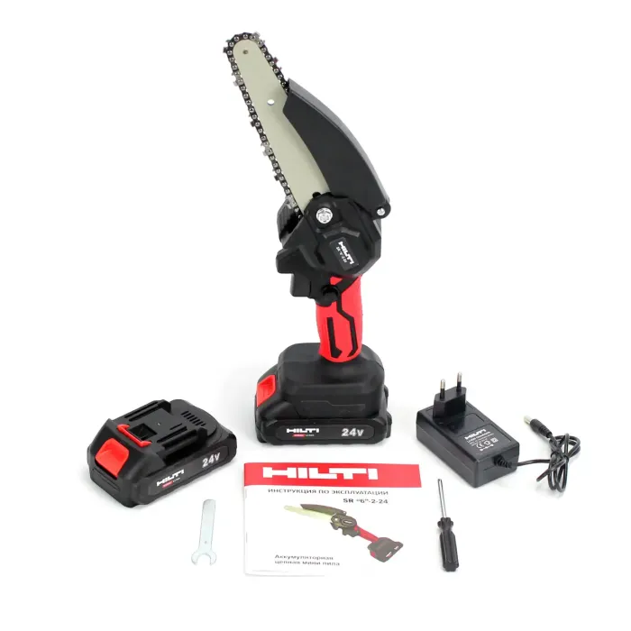Акумуляторна міні пила 15 см HILTI SR 6-2-24 (24V, 5AH) АКБ гілкоріз Хілті 