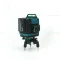 Акумуляторний лазерний нівелір Makita SK700GDZ 3D-4D рівень (3.7V, 5AH). АКБ рівень зі штативом Макіта