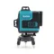 Акумуляторний лазерний нівелір Makita SK700GDZ 3D-4D рівень (3.7V, 5AH). АКБ рівень зі штативом Макіта