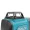 Акумуляторний лазерний нівелір Makita SK700GDZ 3D-4D рівень (3.7V, 5AH). АКБ рівень зі штативом Макіта