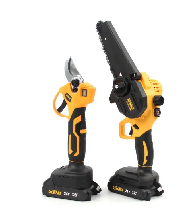 Акумуляторний набір 2в1 DeWalt 24V (Секатор DCMPP540P1 + пила DCM160N) Набір 2в1 Деволт