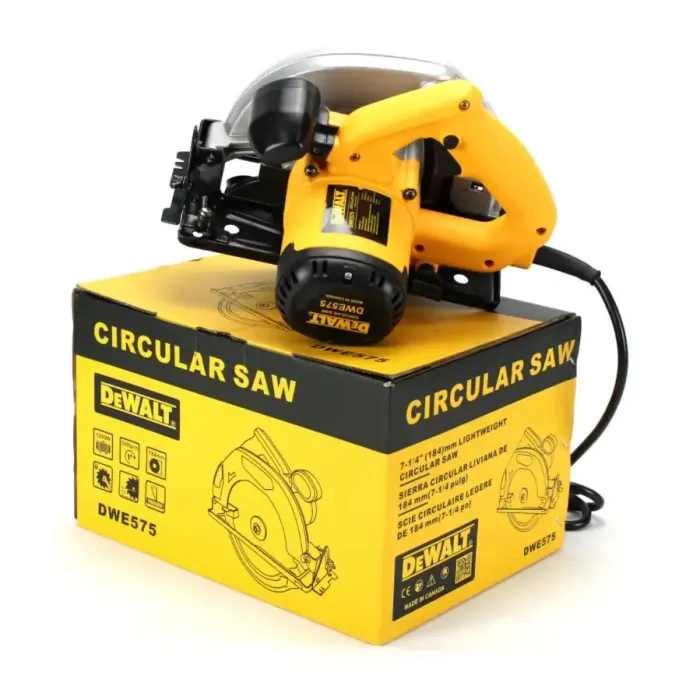 Циркулярна дискова пила DeWalt DWE575 (1200 Вт, 5000 об/хв). Циркулярка Деволт