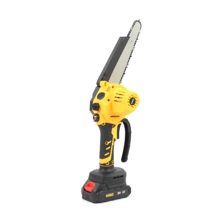 Акумуляторна міні-пила DeWalt DCM190HN (24V, 5Ah) — щіткова, з напівавтоматичним мастилом ланцюга
