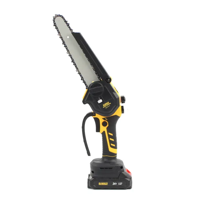 Акумуляторна міні-пила DeWalt DCM190HN (24V, 5Ah) — щіткова, з напівавтоматичним мастилом ланцюга